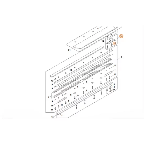 STIHL  Osłona prowadnika 4237 790 9800